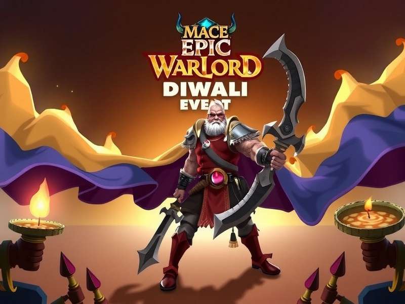 Diwali Celebration in Game Mace Epic Warlord Diwali Event